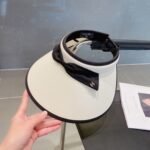 Chanel Bow Tie Visor Hat White - Image 5