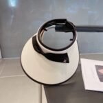 Chanel Bow Tie Visor Hat White - Image 3