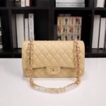 Chanel Classic Flap Bag Beige 25cm - Image 3