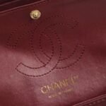 Chanel Classic Double Flap Handbag Burgundy 30cm A01112 B17625 NZG79 - Image 7