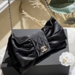 Chanel Clutch Bag Black 25cm AS4098 B13245 94305 - Image 7