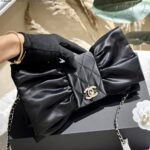 Chanel Clutch Bag Black 25cm AS4098 B13245 94305 - Image 6