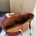 Saint Laurent Y Tote In Leather Brown 36cm 817602AAEC36359 - Image 2