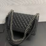 Chanel Boy Medium Handbag Black 25cm - Image 8