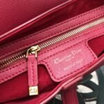 Dior Saddle Bag Grained Calfskin Burgundy 25cm M0455CBAA M42R - Image 2