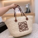 Loewe Anagram Basket Bag Tan 30cm A223P65X01 2435 - Image 2