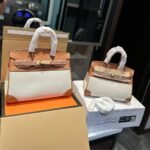 Hermes Birkin 25 Toile H Brown 25cm - Image 2