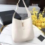 Saint Laurent Le 5 À 7 Supple Large Blanc Vintage 30cm 753837AAAUQ9207 - Image 2