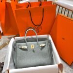 Hermes Birkin 25 Togo Pearl Grey 25cm - Image 2