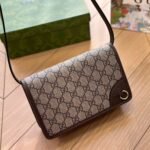 Gucci GG Emblem Super Mini Shoulder Bag Black 20cm 820688 FAD6L 9741 - Image 5