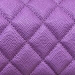 Chanel Timeless Caviar Flap Bag Violet 25cm - Image 2