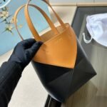 Loewe Mini Puzzle Fold Tote Warm Desert And Black 17cm A779V25X07 2727 - Image 2