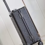 Louis Vuitton Horizon Rolling Trunk Suitcase Monogram Eclipse Coated Canvas Black 55cm - Image 7