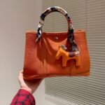 Hermes Garden Party Bag Orange 31cm - Image 2
