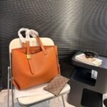 Louis Vuitton Low Key Cabas Bag Cognac Brown 35cm M25342 - Image 2