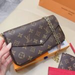 Louis Vuitton Félicie Pochette Bag Monogram Brown 22cm M81896 - Image 4