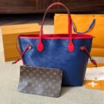 Louis Vuitton Neverfull MM Epi Leather Blue And Red 32cm - Image 2
