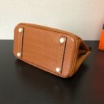 Hermes Birkin Touch Togo Handbag Brown 25cm - Image 2