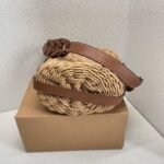 Prada Raffia And Leather Bucket Bag 21cm - Image 4