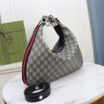 Perfect Match: Gucci GG Attache Large Shoulder Bag X Gucci Ophidia Zip Around Wallet Black 19Cm - Image 3