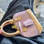 Louis Vuitton Nano Alma Glossy Lilac 18cm M82974 - Image 2