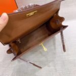 Hermes Sellier Kelly Handbag Brown 25cm - Image 2