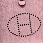 Hermes Mini Evelyne Bag Mauve Sylvestre 17cm - Image 2
