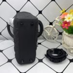 Dior Small Lady Dior My Abcdior Bag Ultramatte Black 20cm M0538SLOI M989 - Image 2