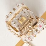 Chanel Micro Mini CC Evening Bag Crystal Strass In Rainbow 8cm - Image 2