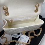 Chanel Mini 2.55 Handbag White 20cm - Image 2
