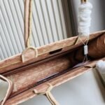 Dior Medium Book Tote Cannage Raffia Natural 35cm - Image 2