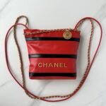Chanel 22 Mini Hand Bag Red And Black 20cm AS3980 B16652 NY215 - Image 2
