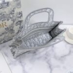 Dior Mini Book Tote Gray 22cm S5475ZRIW M932 - Image 2