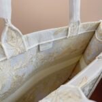 Dior Book Tote Jardin Gold Tone Metallic 41cm M1296ZRZF M981 - Image 2