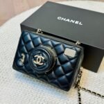 Chanel Camera Bag Leather Black 18cm AS4817 B16255 94305 - Image 2