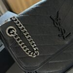 Saint Laurent Niki Medium In Vintage Leather Black 28cm 6331840EN081000 - Image 4