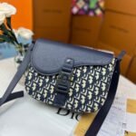 Dior Small Saddle Bag Black 23cm 1ADPO049YKS H27E - Image 3