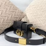 Dior 30 Montaigne Bag Box Calfskin Black 19cm M9203UMOS M911 - Image 3