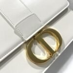 Dior 30 Montaigne Bag Box Calfskin White 24cm M9203UMOS M941 - Image 6