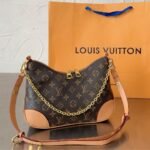 Louis Vuitton Boulogne Handbag Monogram Brown 25cm M45832 - Image 3