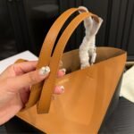 Loewe Puzzle Fold Tote Warm Desert And Black 31cm A779G50X18 2727 - Image 3