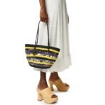 Loewe Basket Tote Black And Yellow 29cm A223S91X02 - Image 4