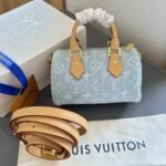 Louis Vuitton Nano Speedy Bag Denim Sky Blue 16cm M11212 - Image 3