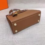 Hermes Sellier Kelly Handbag Brown 25cm - Image 3