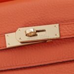 Hermes Kelly 25 Togo Handbag Orange 25cm - Image 3