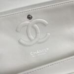 Chanel Classic Double Flap Bag White 25cm - Image 3