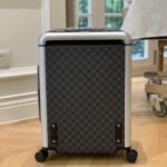 Louis Vuitton Horizon 55 Suitcase Damier Graphite Canvas Black 55cm N23209 - Image 4