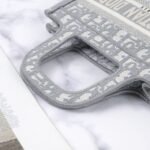 Dior Mini Book Tote Gray 22cm S5475ZRIW M932 - Image 3