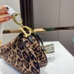 Dior Saddle Bag Mizza Embroidery Beige Multicolor 24cm - Image 4