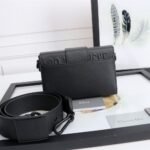 Dior 30 Montaigne Bag Box Calfskin Ultra Matte Black 17cm - Image 4